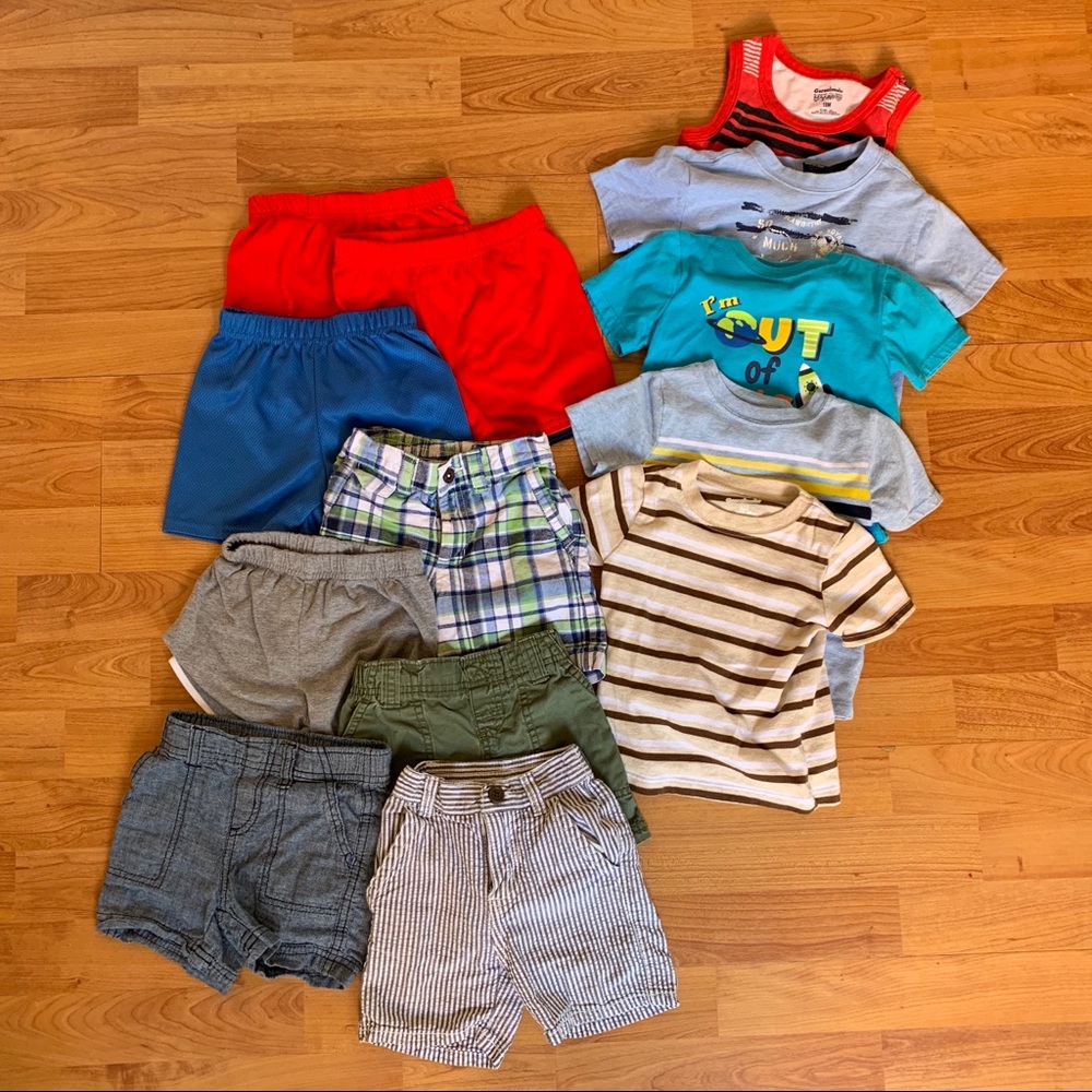 18M “Boy’s” summer shirts and shirts haul